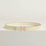 H Infini belt buckle & Reversible leather strap 24 mm - Image 2